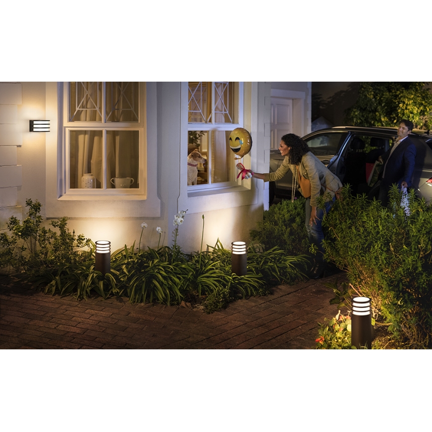 Philips - LED RGB prigušiva spoljna lampa Hue LUCCA 1xE27/8,1W/230V 40 cm 1000-20000K IP44
