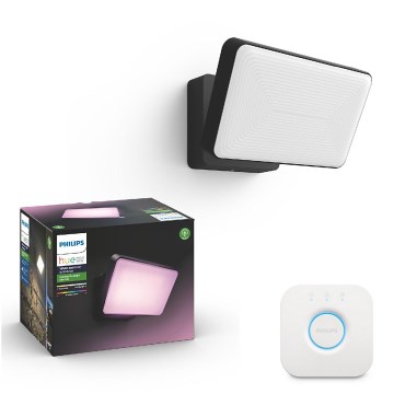 Philips - LED RGB prigušiva spoljašnji reflektor Hue DISCOVER LED/15W/230V 2000-6500K IP44 + Hue bridge