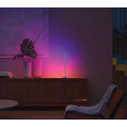 Philips - LED RGB prigušiva stona lampa Hue SIGNE LED/12W/230V 2000-6500K bela