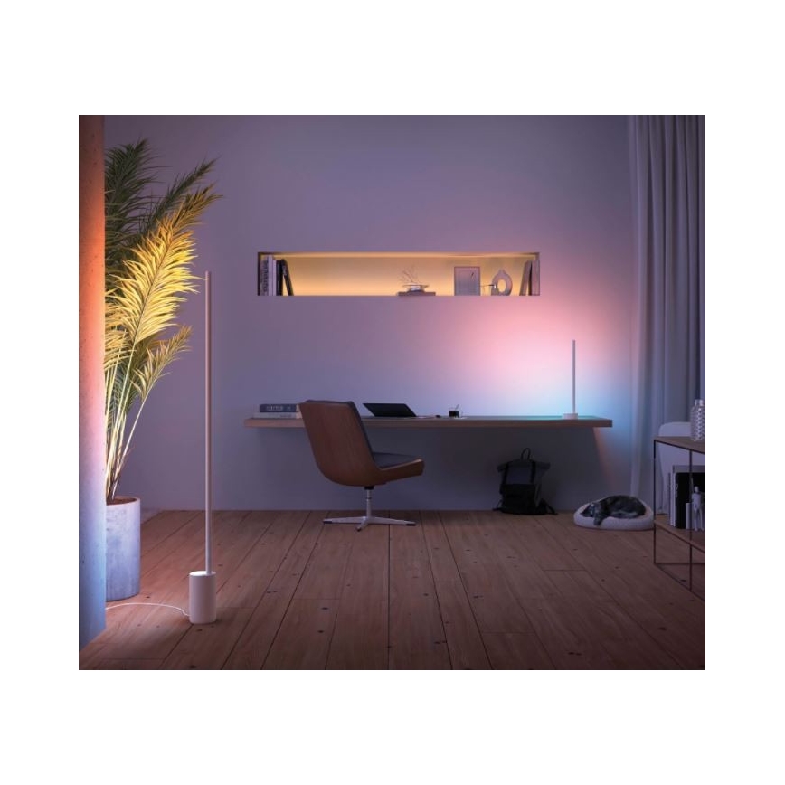 Philips - LED RGB prigušiva stona lampa Hue SIGNE LED/12W/230V 2000-6500K bela