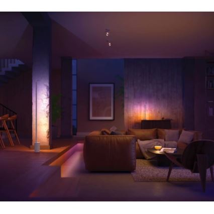 Philips - LED RGB prigušiva stona lampa Hue SIGNE LED/12W/230V 2000-6500K bela