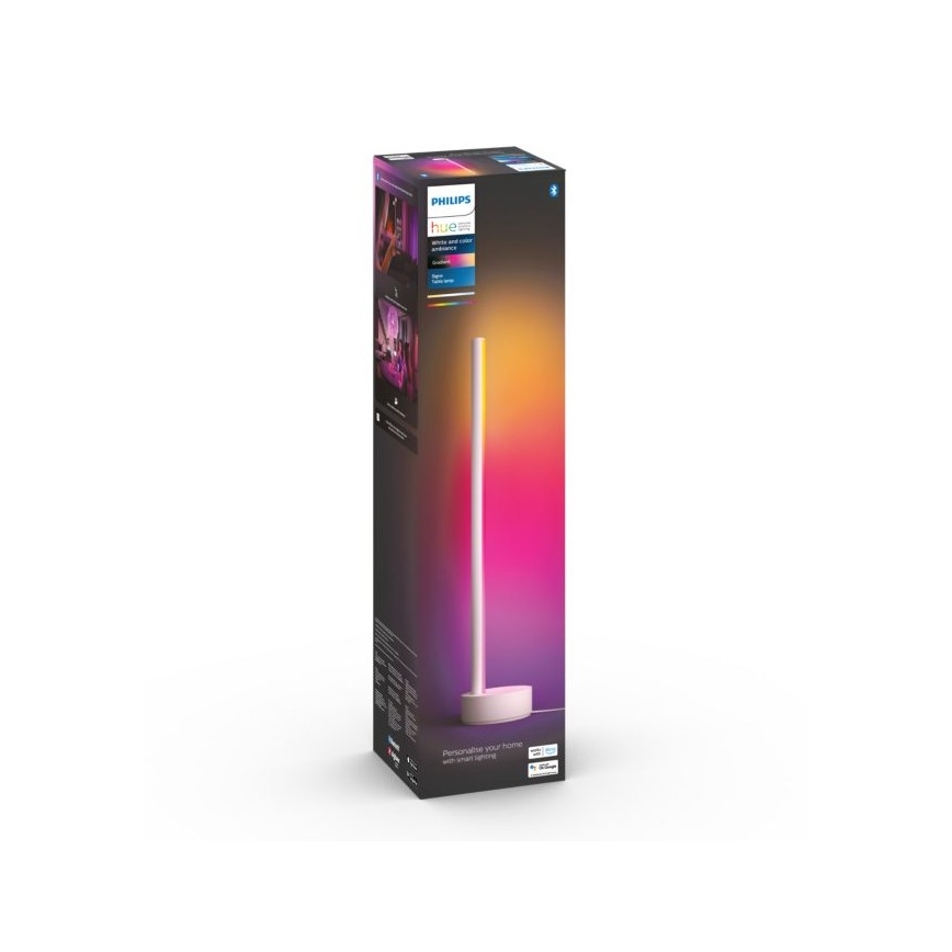 Philips - LED RGB prigušiva stona lampa Hue SIGNE LED/12W/230V 2000-6500K bela