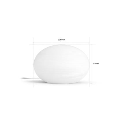 Philips - LED RGB prigušiva stona lampa Hue FLOURISH White And Color Ambiance 1xE27/8,1W/230V 1000-20000K