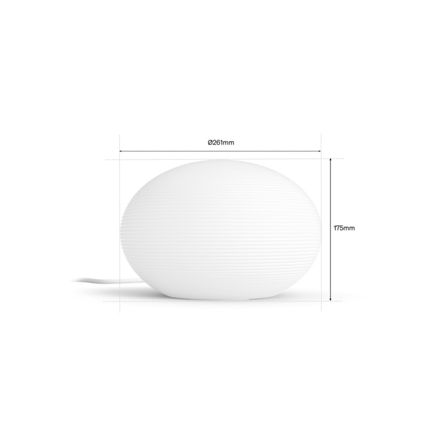 Philips - LED RGB prigušiva stona lampa Hue FLOURISH White And Color Ambiance 1xE27/8,1W/230V 1000-20000K