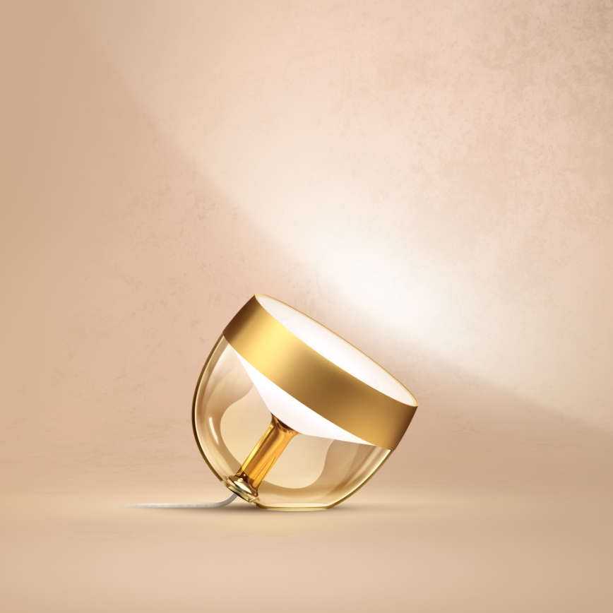 Philips - LED RGB prigušiva stona lampa Hue IRIS LED/8,2W/230V 2000-6500K zlatna