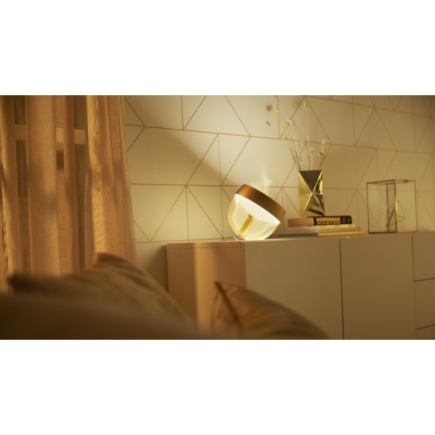 Philips - LED RGB prigušiva stona lampa Hue IRIS LED/8,2W/230V 2000-6500K zlatna