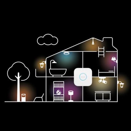 Philips - LED RGB prigušiva stona lampa Hue SIGNE LED/12W/230V 2000-6500K crna