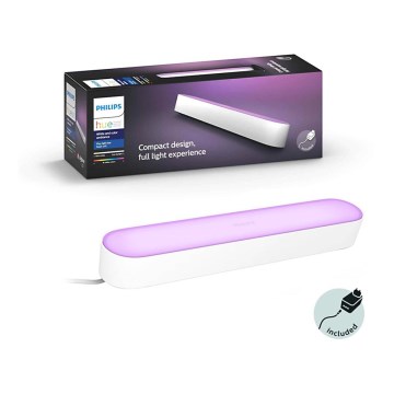 Philips - LED RGB prigušiva stona lampa Hue PLAY LED/6W/230V bela