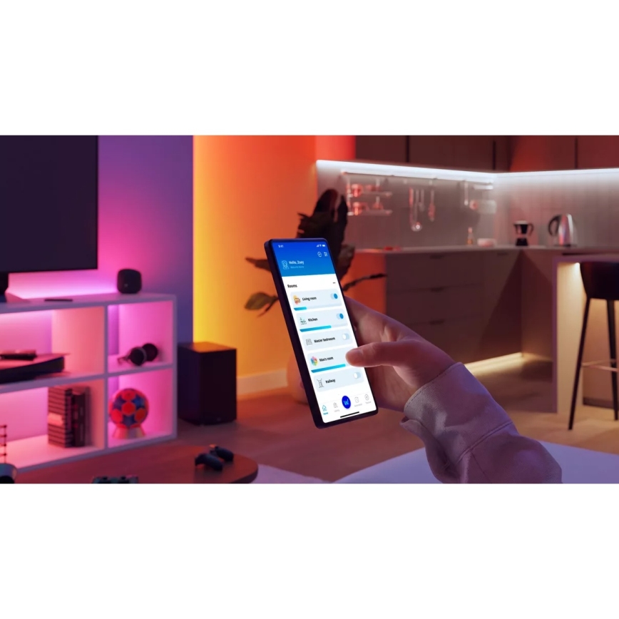Philips - LED RGBIC prigušiva traka SMART STRIP 20m LED/36W/230V 2700-6500K Wi-Fi