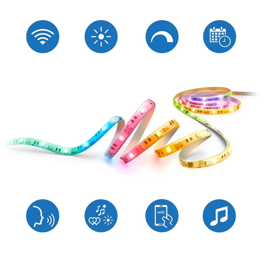 Philips - LED RGBIC Prigušiva traka SMART STRIP 3m LED/13W/230V 2700-6500K Wi-Fi