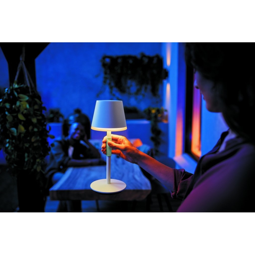 Philips - LED RGBW prigušiva spoljašnja dodirna lampa Hue GO LED/6,2W/230V 2000-6500K IP54