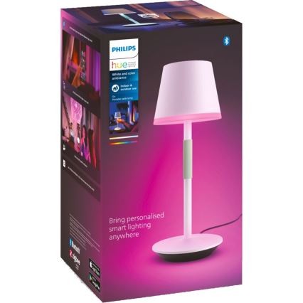 Philips - LED RGBW prigušiva spoljašnja dodirna lampa Hue GO LED/6,2W/230V 2000-6500K IP54