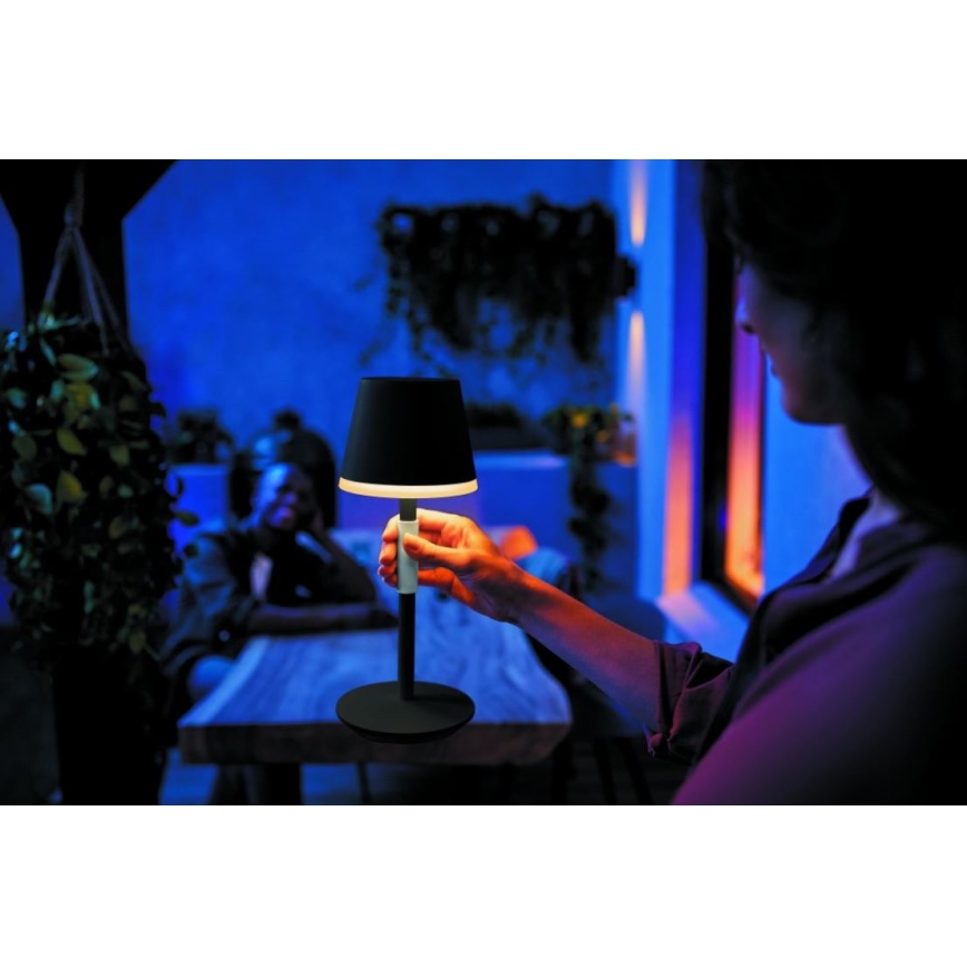 Philips - LED RGBW prigušiva spoljna dodirna lampa Hue GO LED/6,2W/230V 2000-6500K IP54