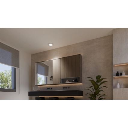 Philips - LED RGBW prigušiva kupatilska ugradna svetiljka Hue SLIM LED/8,3W/230V 2000-6500K IP44 bela