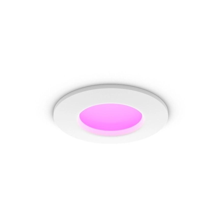 Philips - LED RGBW prigušiva kupatilska ugradna svetiljka Hue SLIM LED/8,3W/230V 2000-6500K IP44 bela