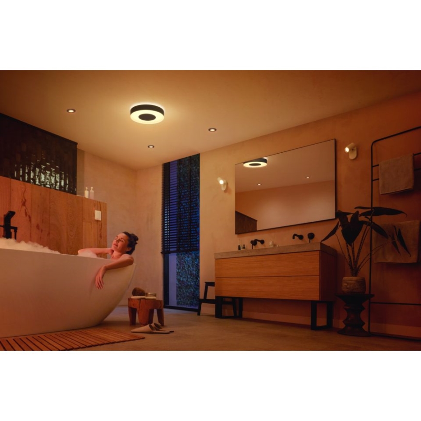 Philips - LED RGBW prigušiva kupatilska svetiljka Hue XAMENTO LED/33,5W/230V IP44 prečnik 381 mm 2000-6500K