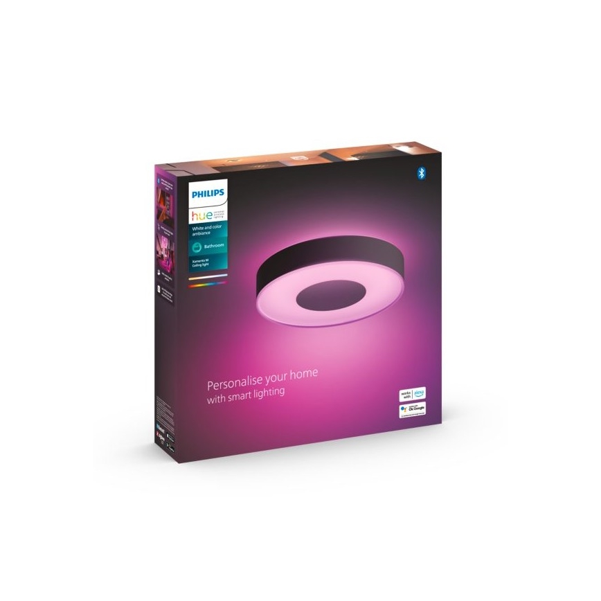 Philips - LED RGBW prigušiva kupatilska svetiljka Hue XAMENTO LED/33,5W/230V IP44 prečnik 381 mm 2000-6500K