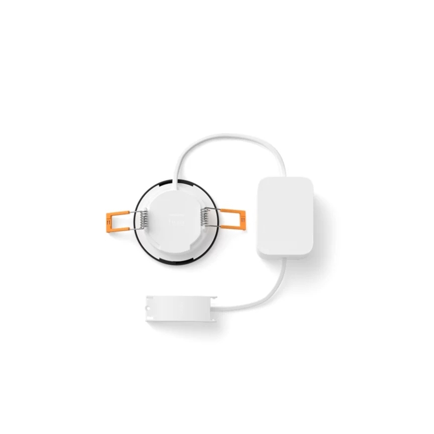 Philips - LED RGBW prigušiva ugradno svetlo za kupatilo Hue SLIM LED/8,3W/230V 1000-20000K crna P44