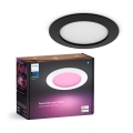 Philips - LED RGBW prigušiva kupatilska ugradna plafonska svetiljka Hue SLIM LED/12W/230V IP44 2200-6500K