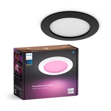 Philips - LED RGBW prigušiva kupatilska ugradna plafonska svetiljka Hue SLIM LED/12W/230V IP44 2200-6500K