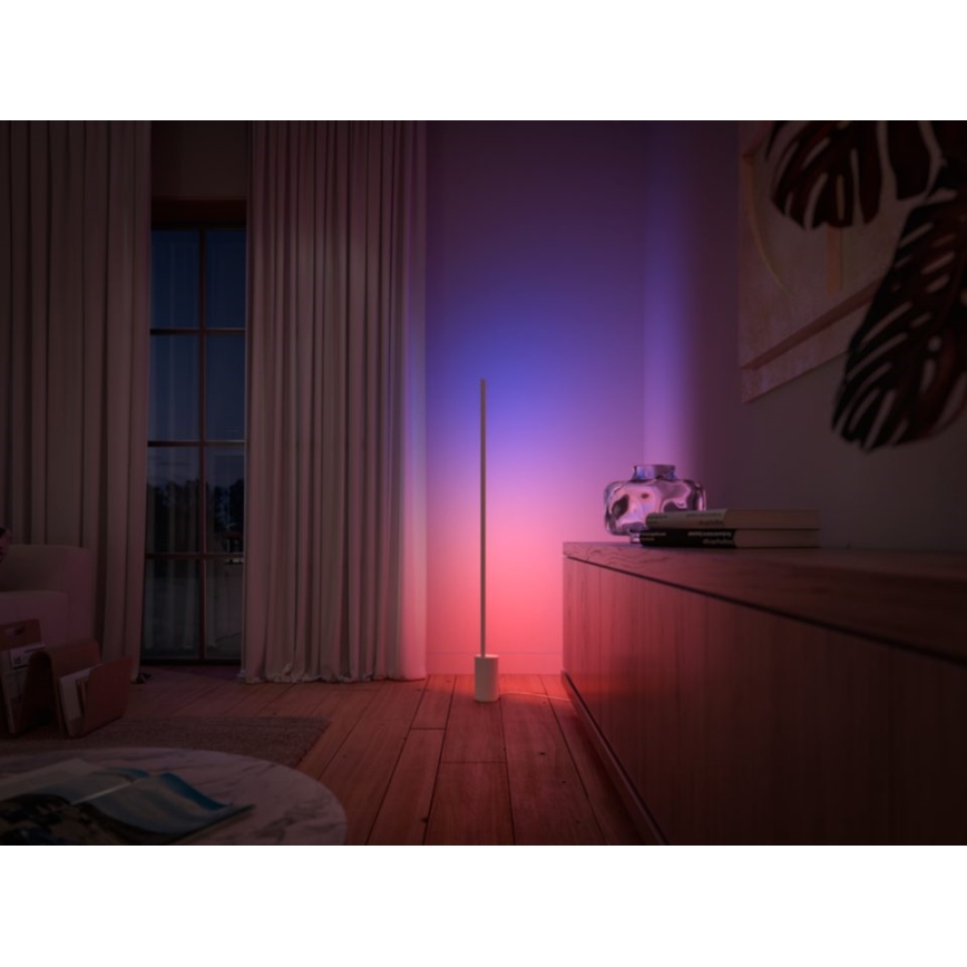 Philips - LED RGBW prigušiva podna lampa Hue SIGNE LED/29W/230V 2000-6500K bela