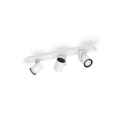 Philips - LED RGBW prigušiva spot svetiljka Hue ARGENTA 3xGU10/4,2W/230V 2000-6500K
