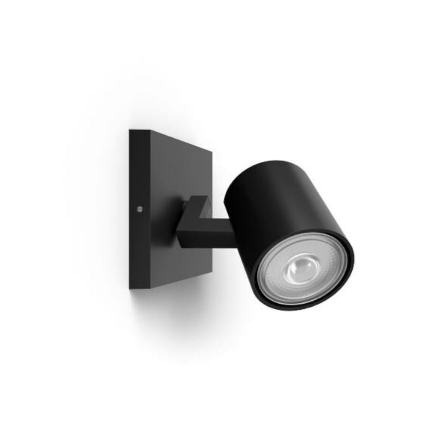 Philips - LED RGBW prigušiva spot svetlo RUNNER 1xGU10/6,5W/230V 2700-6500K crna