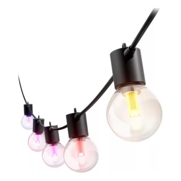 Philips - LED RGBW prigušiva spoljašnja girlanda Hue FESTAVIA 30xLED 21m IP65