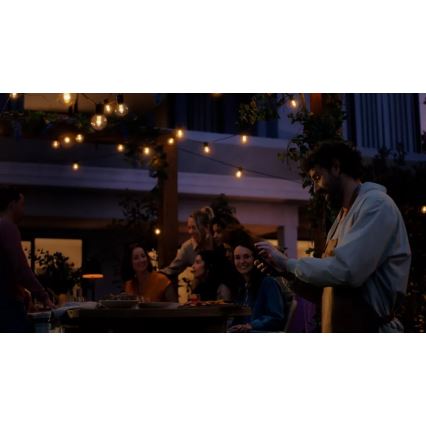 Philips - LED RGBW prigušiva spoljašnja girlanda Hue FESTAVIA 30xLED 21m IP65