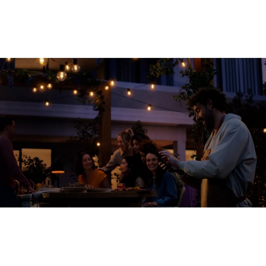 Philips - LED RGBW prigušiva spoljašnja girlanda Hue FESTAVIA 30xLED 21m IP65