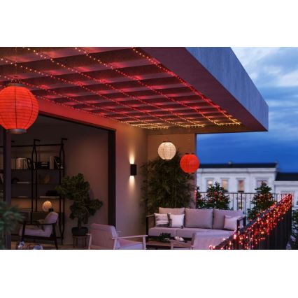 Philips - LED RGBW prigušiva spoljašnja girlanda HUE WHITE AND COLOR AMBIANCE 250xLED 24,4 m 2000-6500K IP54