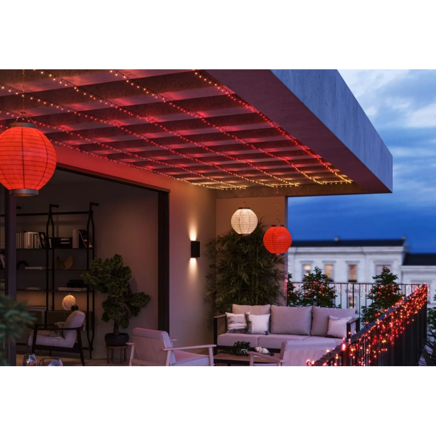 Philips - LED RGBW prigušiva spoljašnja girlanda HUE WHITE AND COLOR AMBIANCE 250xLED 24,4 m 2000-6500K IP54