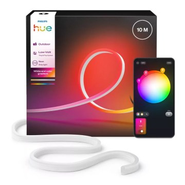 Philips - LED RGBW prigušiva spoljašnja traka Hue NEON 10m LED/30W/230V 2200-6500K IP67