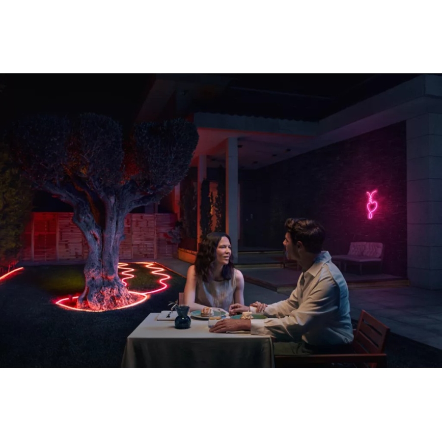 Philips - LED RGBW prigušiva spoljašnja traka Hue NEON 10m LED/30W/230V 2200-6500K IP67