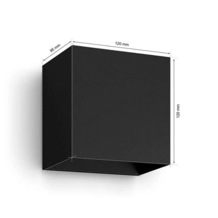 Philips - LED RGBW prigušiva spoljašnja zidna svetiljka Hue RESONATE LED/8W/230V 2000–6500K IP44