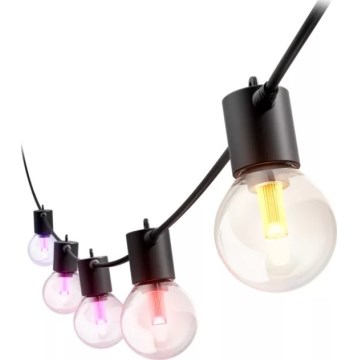 Philips - LED RGBW prigušiva spoljna girlanda Hue FESTAVIA 20xLED 14m IP65