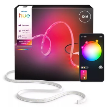 Philips -LED RGBW prigušiva spoljna LED traka Hue FLUX 10m LED/30W/230V 2200-6500K IP67