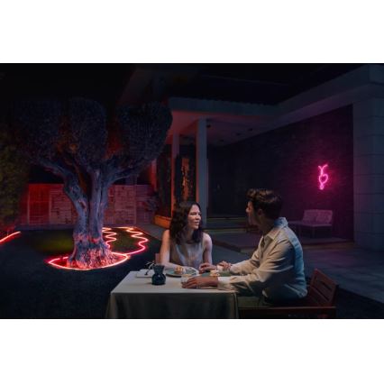 Philips - LED RGBW Prigušiva spoljna traka Hue NEON 5m LED/30W/230V 2200-6500K IP67 + senzor pokreta