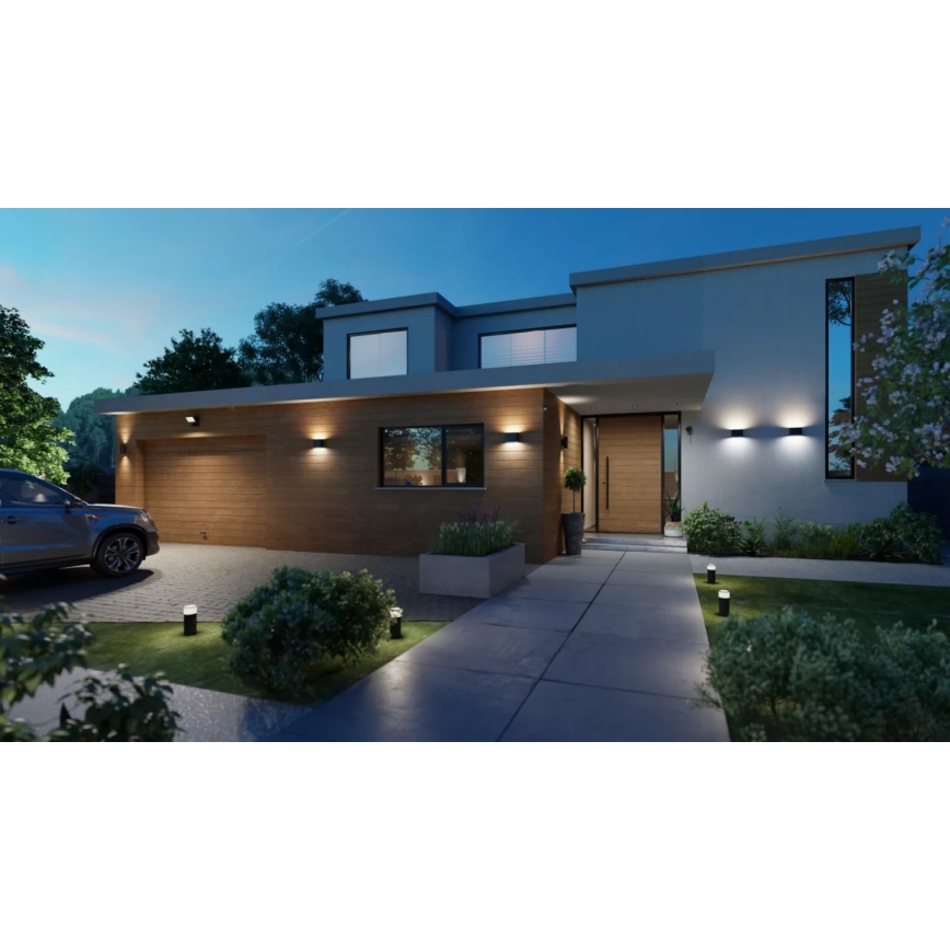 Philips - LED RGBW prigušiva spoljašnja zidna lampa Hue DYMERA 2xLED/10,2W/230V 2000-6500K IP44