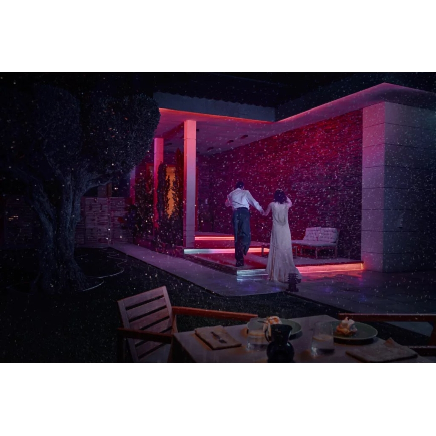 Philips -LED RGBW prigušiva spoljna LED traka Hue FLUX 10m LED/30W/230V 2200-6500K IP67