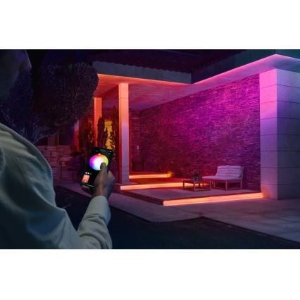 Philips - LED RGBW prigušiva spoljašnja traka Hue FLUX 5m LED/30W/230V 2200-6500K IP67 + senzor pokreta