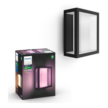 Philips - LED RGBW prigušiva spoljna zidna svetiljka Hue IMPRESS 2xLED/8W/230V IP44