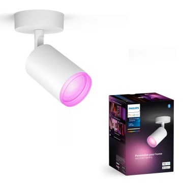 Philips - LED RGBW prigušiva spot lampa Hue FUGATO 1xGU10/4,2W/230V 2000-6500K bela