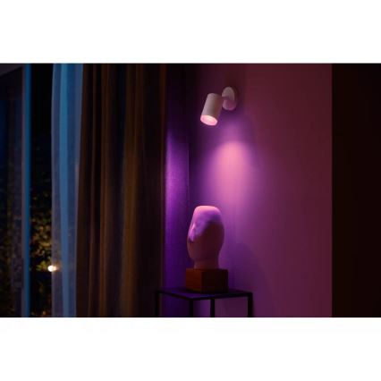 Philips - LED RGBW prigušiva spot lampa Hue FUGATO 1xGU10/4,2W/230V 2000-6500K bela