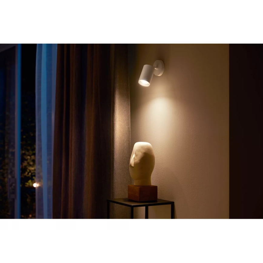 Philips - LED RGBW prigušiva spot lampa Hue FUGATO 1xGU10/4,2W/230V 2000-6500K bela