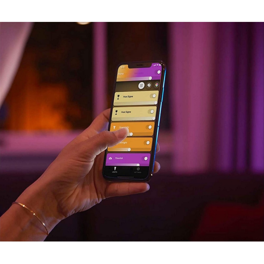 Philips - LED RGBW prigušiva spot svetiljka Hue FUGATO 2xGU10/4,2W/230V 2000-6500K bela