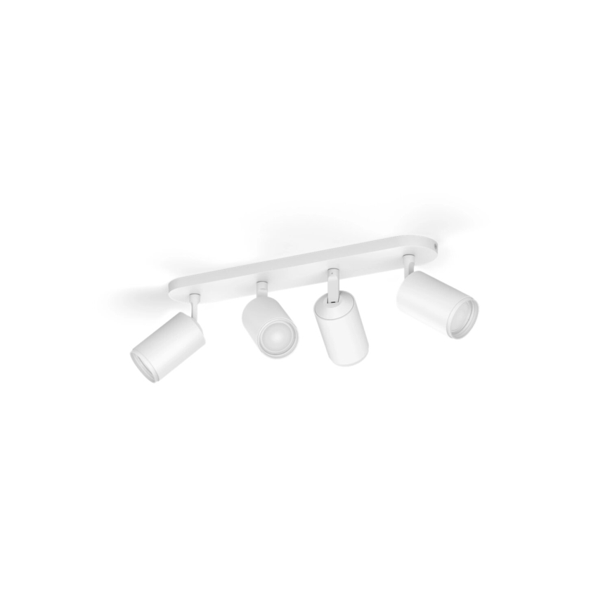 Philips - LED RGBW prigušiva spot svetiljka Hue FUGATO 4xGU10/4,2W/230V 2000-6500K bela