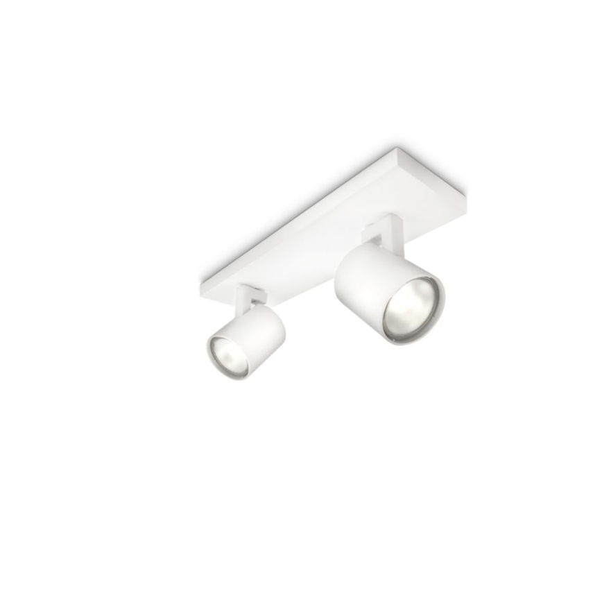 Philips - LED RGBW prigušiva spot svetiljka RUNNER 2xGU10/6,5W/230V 2700-6500K bela