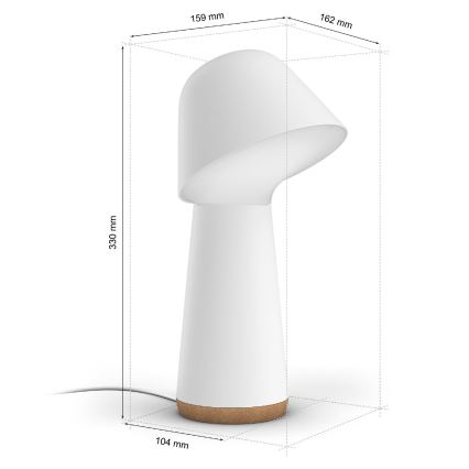 Philips - LED RGBW prigušiva stona lampa Hue TWILIGHT LED/13,4W/230V 2000-6500K