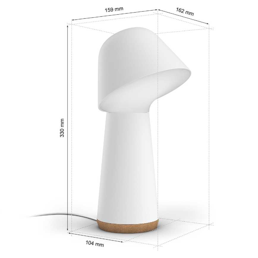 Philips - LED RGBW prigušiva stona lampa Hue TWILIGHT LED/13,4W/230V 2000-6500K